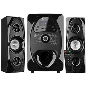 Zebronics Zeb- Koto BT RUCF 2.1 Multimedia Speaker with USB Input, FM Radio and AUX Input (Black)