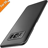 RANVOO Samsung Galaxy S8 Hülle, Matt Case Cover Hochwertigem Ultra Slim Hardcase Dünn Leicht Handyhülle Anti-Fingerprint Anti-Scratch Schutzhülle Hüllen für Samsung Galaxy S8, 5.8 Zoll (Schwarz)