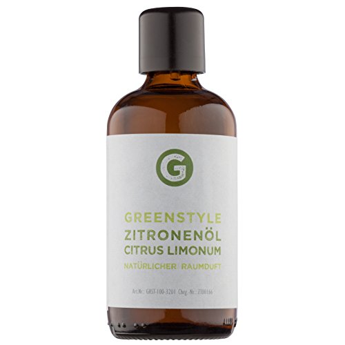 Zitronenöl (100ml) - naturreines, ätherisches Zitronenöl von greenstyle
