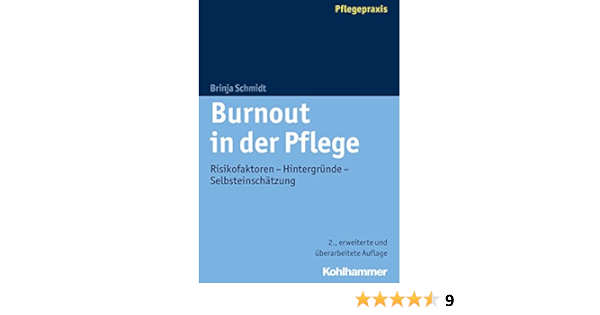 Burnout In Der Pflege Risikofaktoren Hintergrunde Selbsteinschatzung Ebook Schmidt Brinja Amazon De Kindle Shop