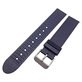 Altsommer 18mm Breite Schnellinstallation Soft Silikon Ersatz Armbanduhr Armband für Withings Activite Stahl Sportuhr Armband Sportarmband Armband Ersatzarmband für Damen Herre (Blau)