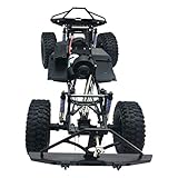 DinLong Montiertes Rahmengehäuse für 1/10 RC Axial SCX10 / II 90046 90047 313 mm Radstand