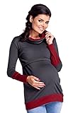 Zeta Ville - Still-Sweatshirt Kontrastdetails Stillen Lagendesign - Damen - 348c