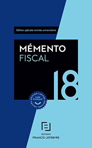 MEMENTO FISCAL ETUDIANT 2018 francais MEMENTO FISCAL ETUDIANT 2018 francais