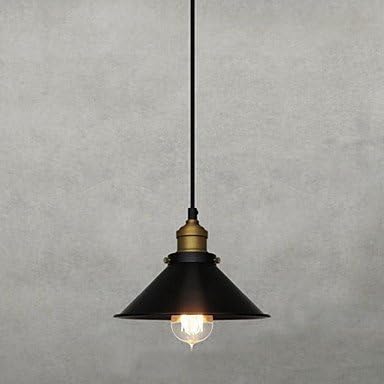 Bang 60W Retro Pendant Light with Metal Umbrella Shade in Old Factory Style