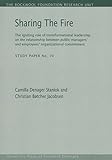 Image de Sharing the Fire: The igniting role of transformational leadership on the relationship between public managers' and employees' organizational commitme