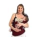 Bebamour Cotton Baby Carrier 2 in 1 Front and Back Carriers (Wine Red)