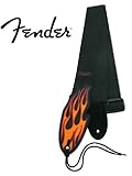  Wii, PlayStation 3, PlayStation 2, Xbox 360 - Rock Band Fender Guitar Strap - Flame [UK Import]