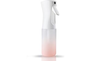 TANSHINE Vaporisateur Cheveux Boucle Pulverisateur Cheveux Vaporisateurs Rechargeable d Eau Brumisateur pour Plante Interieur,Coiffeur,Fleurs Noir,Spray Alcool,200 ml