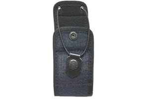 VEGA HOLSTER 2R00 PORTA RADIO UNIVERSALE DA CINTURA CON CHIUSURA REGOLABILE NERO VERDE BLU BIANCO (BLU)