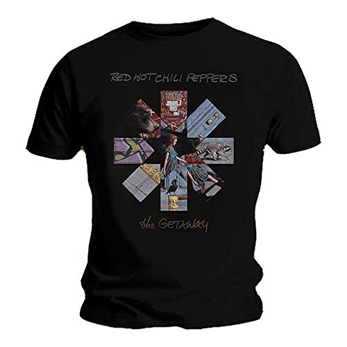 Red Hot Chili Peppers - Camiseta - para Hombre Negro Negro XXL