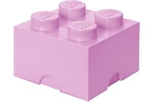 Room Copenhagen Lego - Caja de almacenaje 4, Color Rosa Claro 40031738