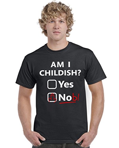 Mellor DesignAm I Childish Unisex T-Shirt Funny Geek Nerd Hilarious Joke