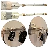 Dank dem zeitlosen Maritim-Design ist die Kleider-Hakenleiste universell einsetzbar - sei es als Kindergarderobe oder als Flurgarderobe oder als Schlüssel-Brett und ideal für Einrichtungen im Shabby-Chic / Vintage / Landhaus-Stil / Antik-Look - Interior Design Pur