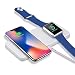 Produktbild Sararoom 2 in 1 Wireless Ladegerät, Drahtlose Ladegerät Induktive Ladestation Kompatibel für Apple Watch Series 1/2/3, iPhone X/8 Plus, Samsung Galaxy S6/S7/S8/Note 5/7/8 / Lumia 830 / Nexus5 / 6 /G2