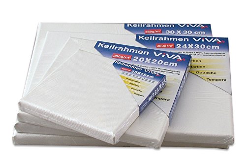 Viva Premium Leinwand auf Keilrahmen 380 Gramm/m² Qualität (50 x 70 cm)