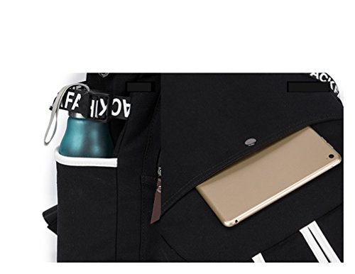 Anime Unisex Multifunctional backpack Canvas School Backpack Cartoon Casual Rucksack Book Bags (One Piece)