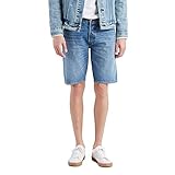 2019 Levi\'s Bermudas Levis Skateboarding 501® Hemmed Peanut Butter (32 Cintura = EU 48, Azul)