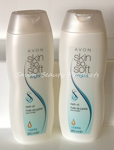 2 x Avon Skin So Soft Original Bath & Body Oil 250ml Insect Flies Mosquito Repellent