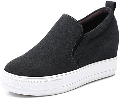 shoes with invisible high-heel slip-on man shoes Thick end of Korean leisure shoes-B Foot length=24.8CM(9.8Inch)