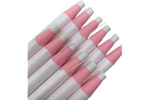 SZCXDKJ Lot de 12 crayons à graisse pour métal, verre, tissu (blanc)