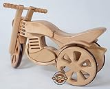 Schaukelmotorrad Schaukelpferd Holzspielzeug VESTA SPORT TRI BIKE NEU von MJmark zum fahren und schaukeln Handarbeit Sehr Hochwertiges Schaukelspielzeug Schaukel - 
