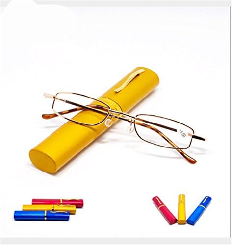 YouPei® Ultra-Light Portable Pen-Style Reading Glasses (Random Color)(+300)