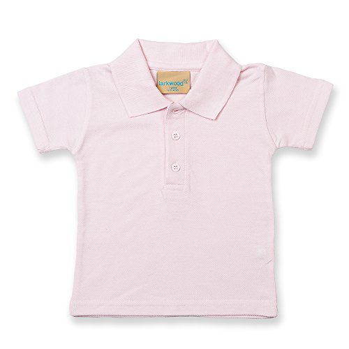 Larkwood Baby/Toddler Polo Shirt Pale Pink 18-24
