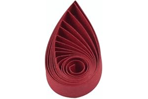 ODETOJOY Strisce per quilling 5mm Cranberry Paper Quilling Set di Colore Solido Stella Origami Carta Cremisi Fai da te Artigianato a Mano Singolo Colore Quilling Carta Filigee Strisce Ramato