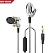Produktbild Dual Driver in-Ear Super Bass Kopfhörer mit Mikrofon HiFi Best in-Ear Gaming Kopfhörer mit 3,5 mm widerstandsfähig Wired Kopfhörer für Apple iOS und Android Headset für Mädchen Jungen Damen Kinder Herren