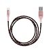 Produktbild Ozaki O!Tool extrem stabiles Lightning Lade-/Synchronisationskabel rose gold (1 m) für z.B. Apple iPhone X/6S/7/8/6S Plus/7 Plus/8 Plus, iPad Pro/Air 2/mini 4, Apple TV Siri Remote - OT222ARG