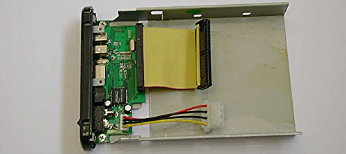 Alumimium USB 2.0 / FireWire (IEEE 1394) Externes Festplattengehäuse für 3.5″ IDE HDD mit Netzschalter und USB 2.0-A / 2x FireWire Stecker unterstützen PC / Notebook / Mac (3.5″ IDE / USB2.0 / FireWire) - 6