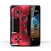 Produktbild Stuff4 Hülle / Case für Microsoft Lumia 550 / Rot Muster / Playstation PS4 Kollektion