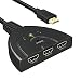 Produktbild Kefaith HDMI-Switch, vergoldeter 3-Port-HDMI-Switcher, Splitter, unterstützt Full HD1080p, 3D mit High Speed Pigtail-Kabel Splitter