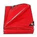 Produktbild Dongyd PVC Tarp Plane Wasserdichte Heavy Duty Carport Garten Pavillon Markise Party Zelt (Farbe : Red, größe : 3x4m)