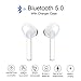 Produktbild Drahtloses Stereo Bluetooth Headset, Kabellose Kopfhörer Bluetooth Kopfhörer 5.0 In-Ear-Sportkopfhörer mit Mikrofon und Ladebox für ALLE Bluetooth GERÄTE (Bluetooth5.0)