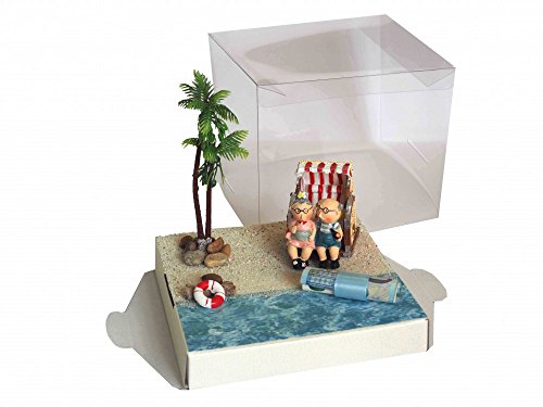 Geldgeschenk Verpackung Geldverpackung Oma Opa Urlaub Geburtstag Goldhochzeit Silberhochzeit