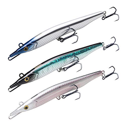 Kingdom Pêche Leurre CouleCrayon d'appât Artificiel Dur Wobblers 135mm 32g Leurre de Jeu Artificiel pour Seabass, Maquereau, Barracuda