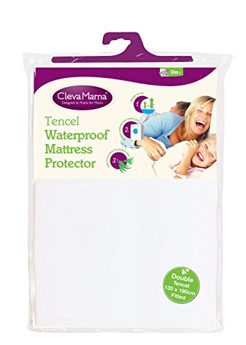 Clevamama Mattress Double Protector (135 x 190 cm, Tencel)