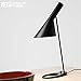 Price comparison product image Injuicy Lighting Nordic Louis Poulsen Arne Jacobsen AJ E27 Metal Lampshade Led Desk Lamps Adjustable Modern Iron Base Reading Table Lamps Lights Bedsides Bedrooms Study (Black)
