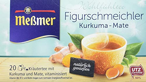 Preisvergleich Produktbild Meßmer Figurschmeichler Kurkuma-Mate, 20 Beutel, 10er Pack (10 x 40 g)