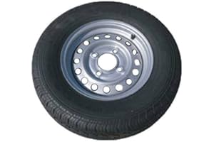TRIGANO Roue complète 135/80 R 13 | 4 Trous 98 Déport 30