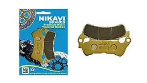 NIKAVI GDP01 Front Brake Pads/DISC Pads for Motorcycle/Scooter (Honda CBR 250)