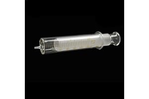 SKYPRO 1 lot de seringues réutilisables en verre, 120 ml, diamètre standard, injecteur de calibre