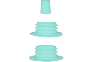 Moze Dichtungsset Mint 3er Set - Silikondichtungen mit unterschiedlichen Größen - leichte Reinigung und Spülmaschinen kompatibel - Dichtungen benutzbar für alle Steckbowls