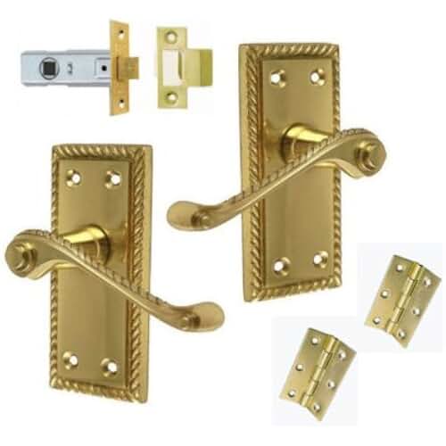 Amazon.co.uk brass door handles
