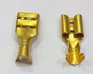 Webshoppers - 6-mm Electrical Cable Golden Thimble 100 Pieces for PCB Car AC RO