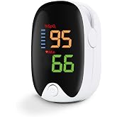 Professional Finger Oximeter, Pulse Oximeter with Colour Display, Finger Pulse Oximeter for Moniteur de Niveau D'oxyg&egrave;ne Hear