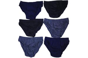 Bonnin Luxury Briefs Classic Sports Men's Briefs Slips Underwear Cotton Pants Soft Breathable Comfortable Hip Waistband Black, Navy and Grey