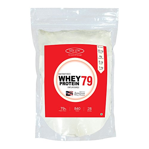 Sinew Nutrition Raw Whey Protein Concentrate 79%, 840 g (Unflavoured)